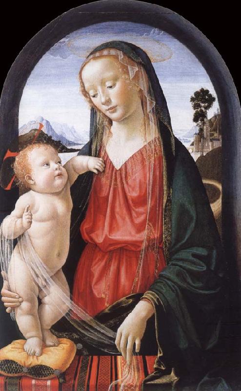 Domenico Ghirlandaio THe Virgin and Child oil painting picture